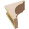 Ekena Millwork 4"W x 8"D x 8"H Classic Hughes Rough Cedar Woodgrain TimberThane Corbel, Primed Tan CORUR04X08X08HUGRCPR - alternate 3